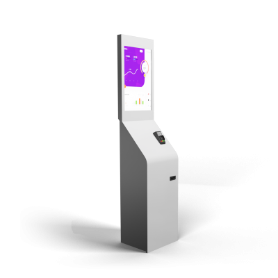 Touch kiosks for collecting donations