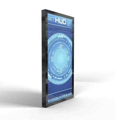 NEO GLASS 43” wall touch kiosk (with facade glass корпуса фото-3