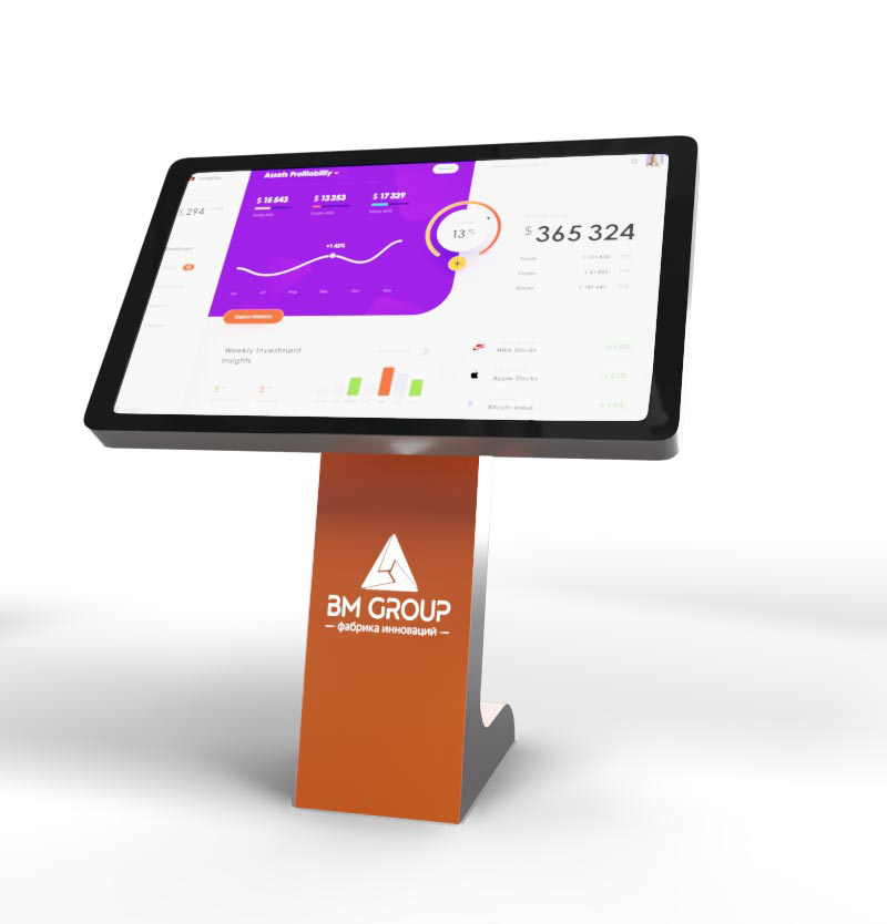 Huragan Premium 50" interactive touch table (tilt angle adjustment)_26