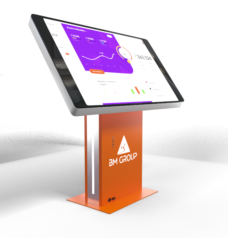 Slider Mini 43” touch tables (with height and angle adjustment)_4