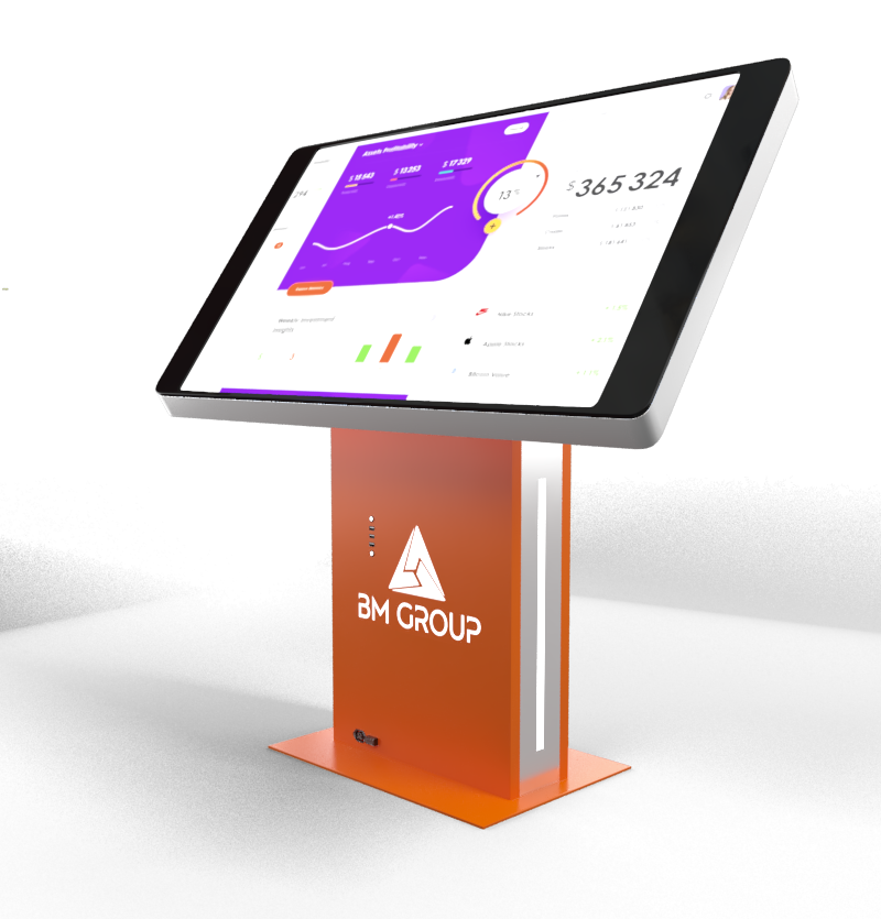 Slider Premium 55” touch tables (with height and angle adjustment)_21