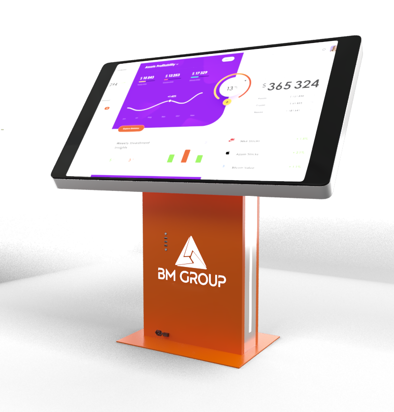 Slider Mini 43” touch tables (with height and angle adjustment)_22