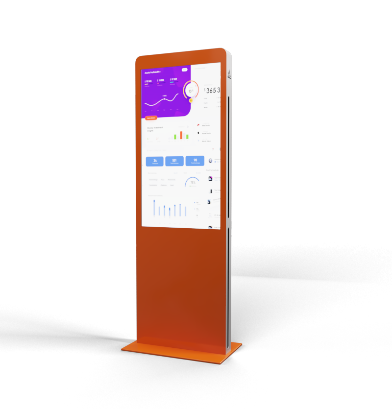 Black Glass+ Mini 43” series touch kiosks_25